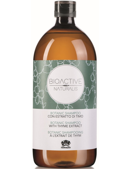 BIOACTIVE NATURALIS Shampoo, med timian og olivenekstrakt, til farvet hår 1000 ml