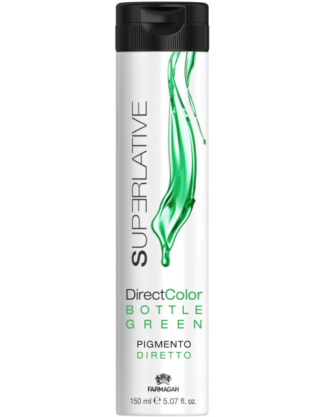 SUPERLATIVE DIRECT Pigmentgel til hårfarvning Flaskegrøn 150ml