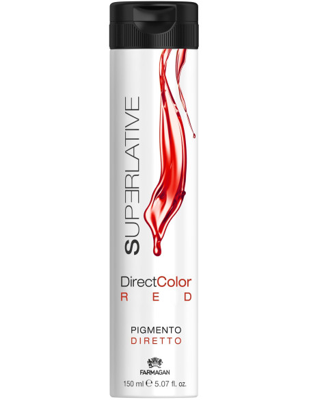 SUPERLATIVE DIRECT Pigmentgel til hårfarvning Rød 150ml