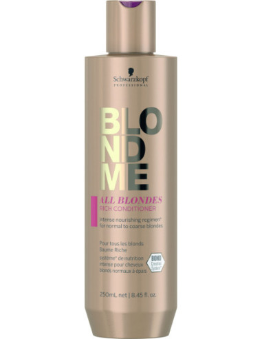 BlondMe Bagātīgi kopjošs kondicionieris visiem blondu matu tipiem 250ml