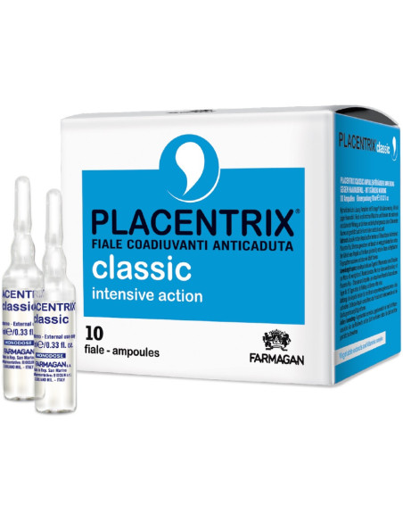 PLACENTRIX CLASSIC lotion mod hårtab, intensiv effekt 10x10ml