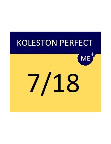 Koleston Perfect ME+ krēmveida ķīmiskā matu krāsa 7/18 KP ME+ RICH NATURALS 60 ml