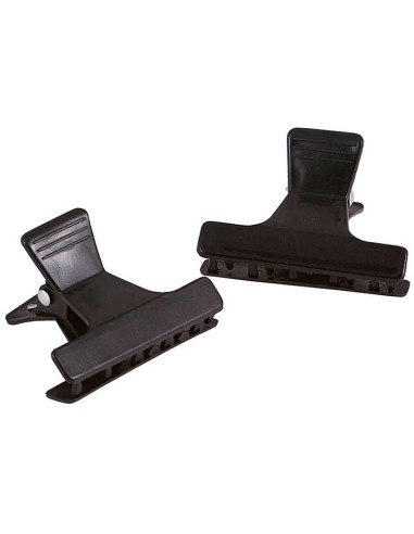 Hårspænder, sorte, plastik, 55 mm, 12...