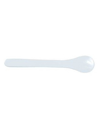 Spatel, plastik, hvid, skeformet, 16 cm