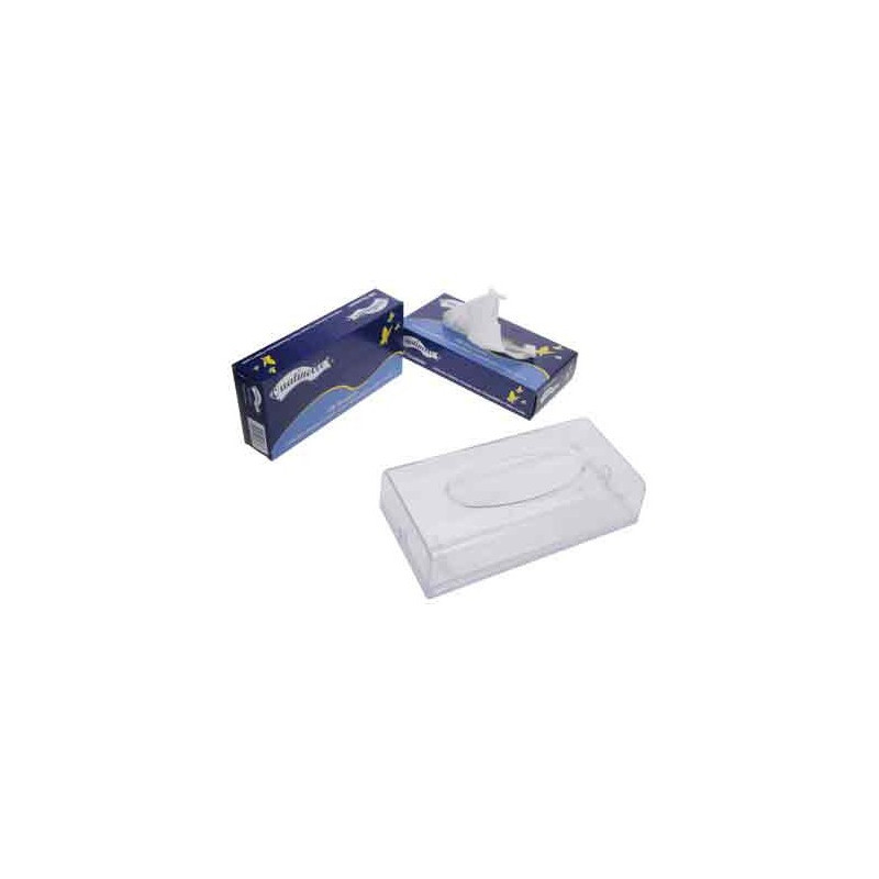 Holder for face wipes, transparent