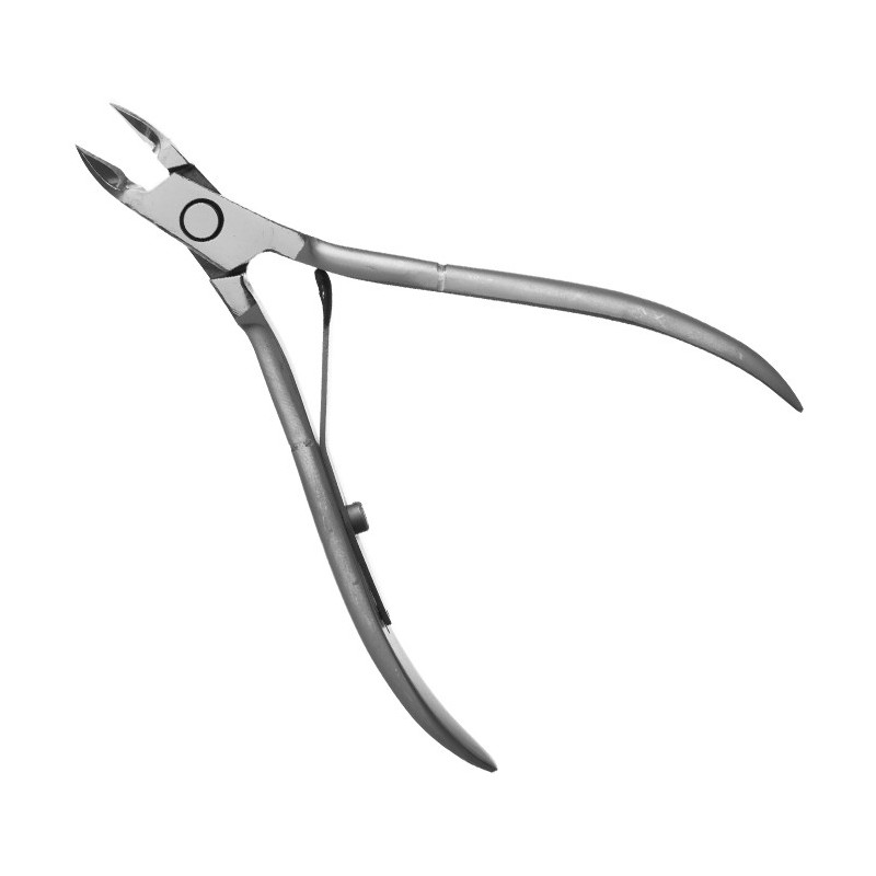 Neglebåndsklip, satineret, 10 cm