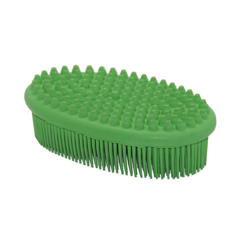 Massage-shower brush, rubber, large