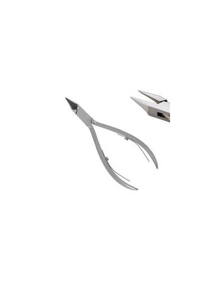 Neglebåndsklip, rustfrit stål, 12 cm, 3 mm