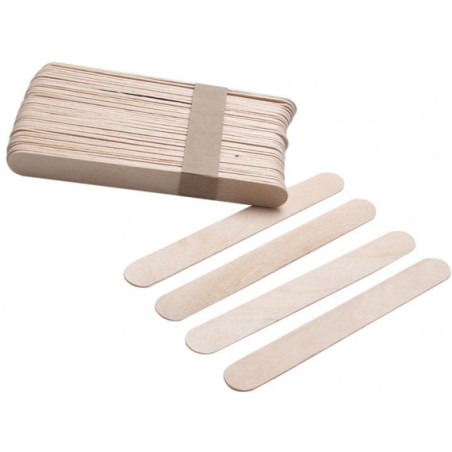 HOLIDAY Træhårspatel, store, 200x25 mm, 100 stk.