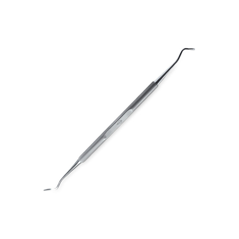 Dobbeltsidet skraber, rustfrit stål