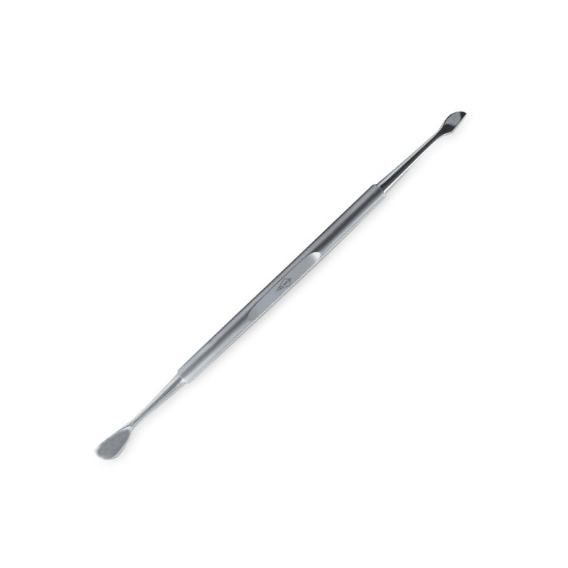 Dobbeltsidet skubber/kniv, rustfrit stål