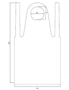 Engangskapper, 190x140 cm,...