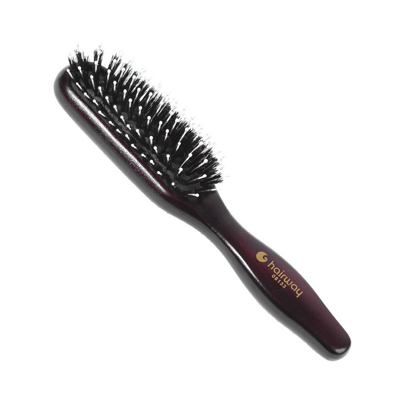 Cushion brush Lady, natural wood, wild boar bristles