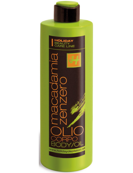 HOLIDAY Kropsolie (macadamia/ingefær) 500ml