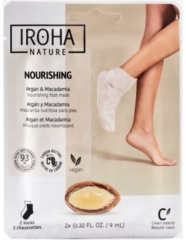 IROHA NATURE Fodmaske-sok med...