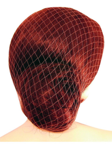 Hårnet, nylon, engangs, mørkebrunt, 1...