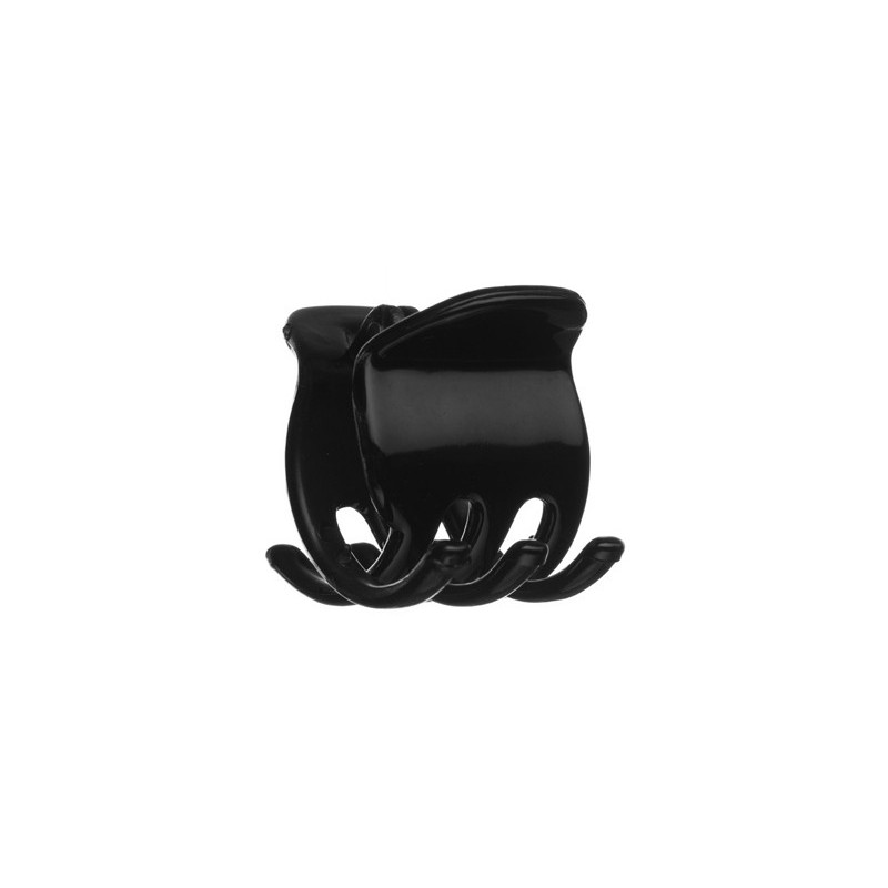 Hårspænder, plastik, sorte, 4 cm, 1 stk.