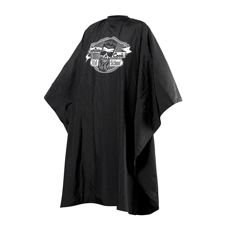 Cutting cape Captain Cook, for men, nylon, 138x105cm, black