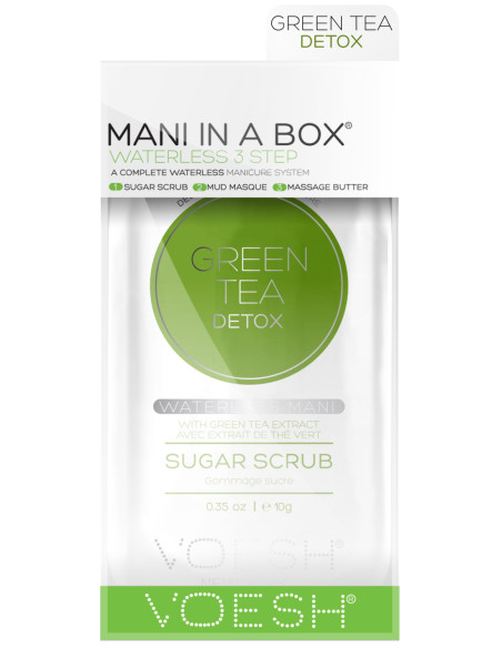 VOESH MANI IN A BOX Håndsæt Grøn Te Detox, rensende, 3 produkter