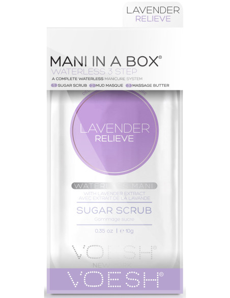 VOESH MANI IN A BOX Håndsæt Lavendel Relax-DE-Stress, beroligende, 3 produkter