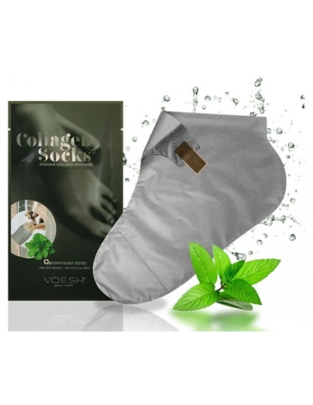 VOESH Fodmaske Sokker, Phyto-Kollagen, Fugtgivende (1 par)