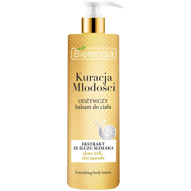 YOUTH THERAPY Losjons ķermenim, barojošs, 24k zelts 400ml