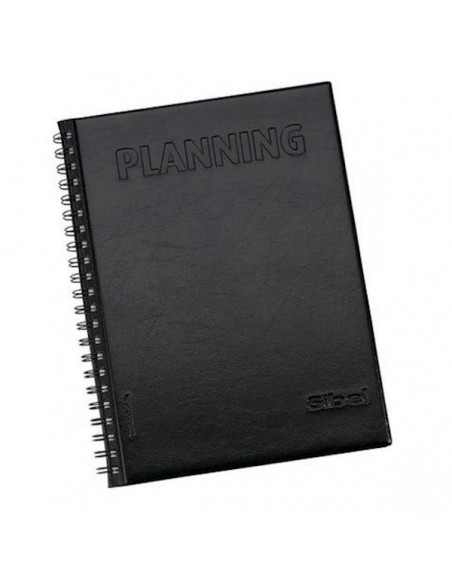 Planner, notesbog Luxe, 4 kolonner, 200 sider.