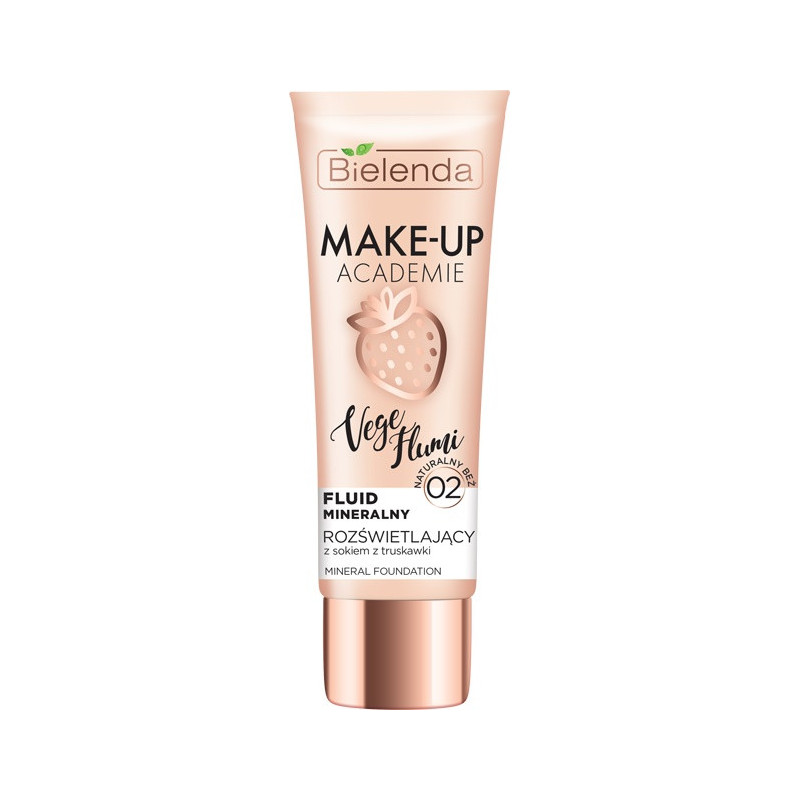 MAKE-UP ACADEMIE VEGE FLUMI Fluīds sejai minerālu, natural beige Nr.02 30g