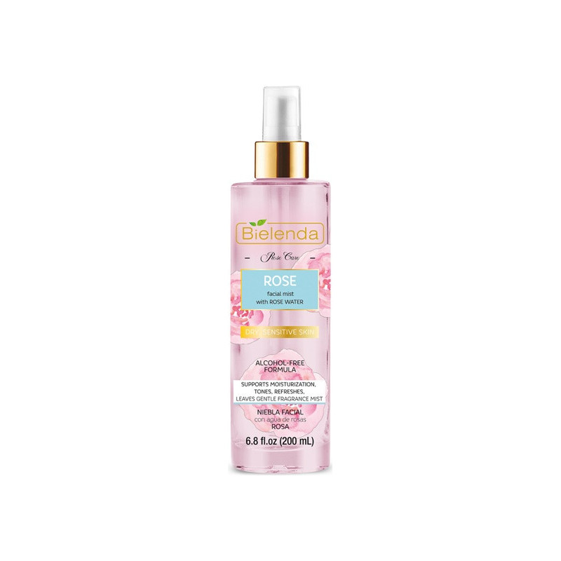 BIELENDA, ROSE CARE Rose water for facial cleansing, moisturizing, toning 200ml