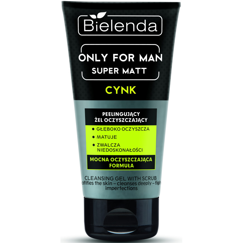 MEN SUPER MAT Ansigtsrensende gel,...