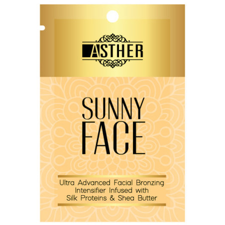 Sunny Face Bronzing Solcreme, med silkeproteiner og sheasmør, 5 ml