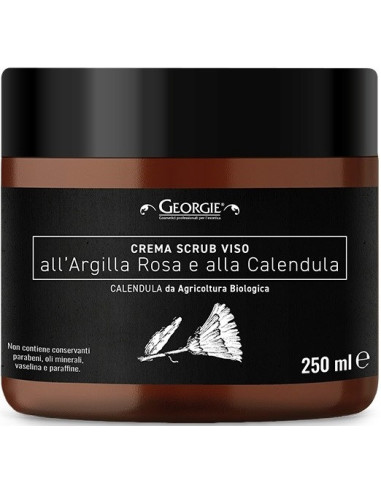 Ansigtsscrub, cremet, lyserød...