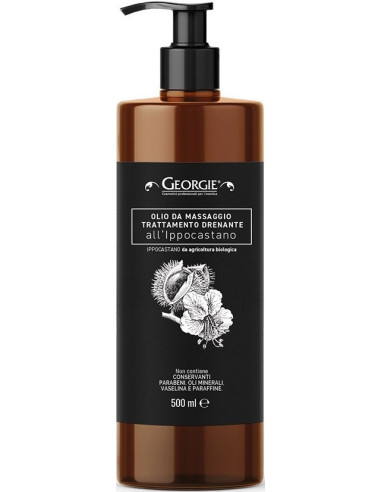 Oil for massage, drainage, chestnut 500ml