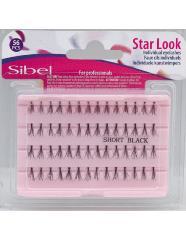 Kunstige øjenvipper, individuelle, 5...