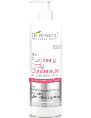 RASPBERRY BODY PROGRAM Concentrate with Raspberry&amp,Guarana Bio-Caffeine 450ml