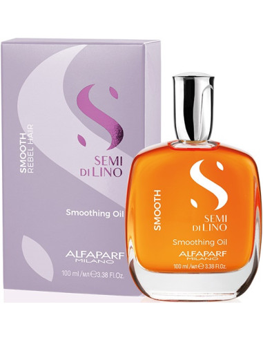 Semi Di Lino SMOOTH nogludinoša eļļa nepakļāvīgiem matiem, 100ml