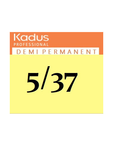 Demi-permanent hårfarve 5/37 60ml