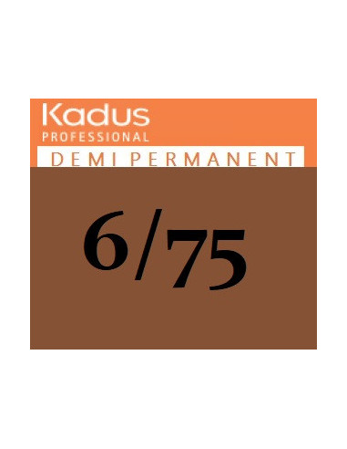 Demi-permanent hårfarve 6/75 60ml