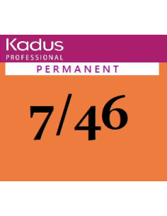 Permanent hårfarve 7/46 60ml