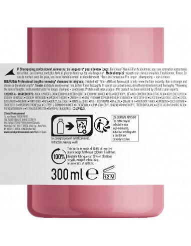 Pro shampoo til længere hårlængde,...