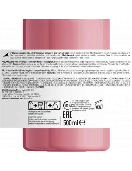 Pro shampoo til længere hårlængde, genoprettende 500 ml