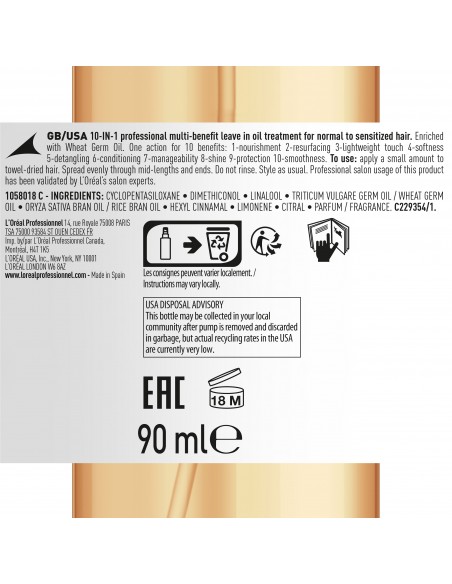Absolut Repair 10-i-1 leave-in olie 90 ml