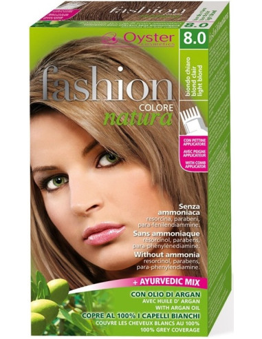 FASHION NATURA hårfarve 8.0, lys...