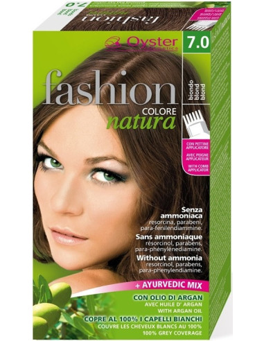 FASHION NATURA hårfarve 7.0, blond...