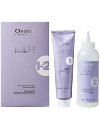 OYSTER LISSE Ķīmiskā matu taisnošanas sistēma, 2x100ml