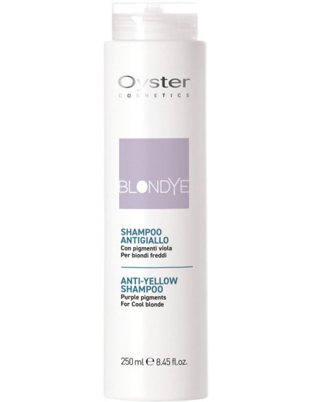 BLONDYE ANTI-YELLOW Shampoo, neutraliserende gule toner. 250 ml