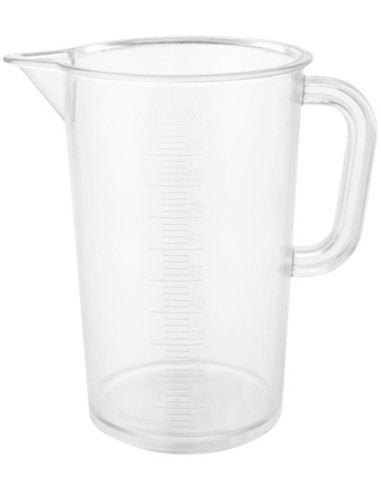 Målebæger med hank, transparent, 100...