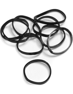 Silicone Hairband, black 50pcs