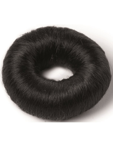 Hårknude rund form ø80mm, sort farve
