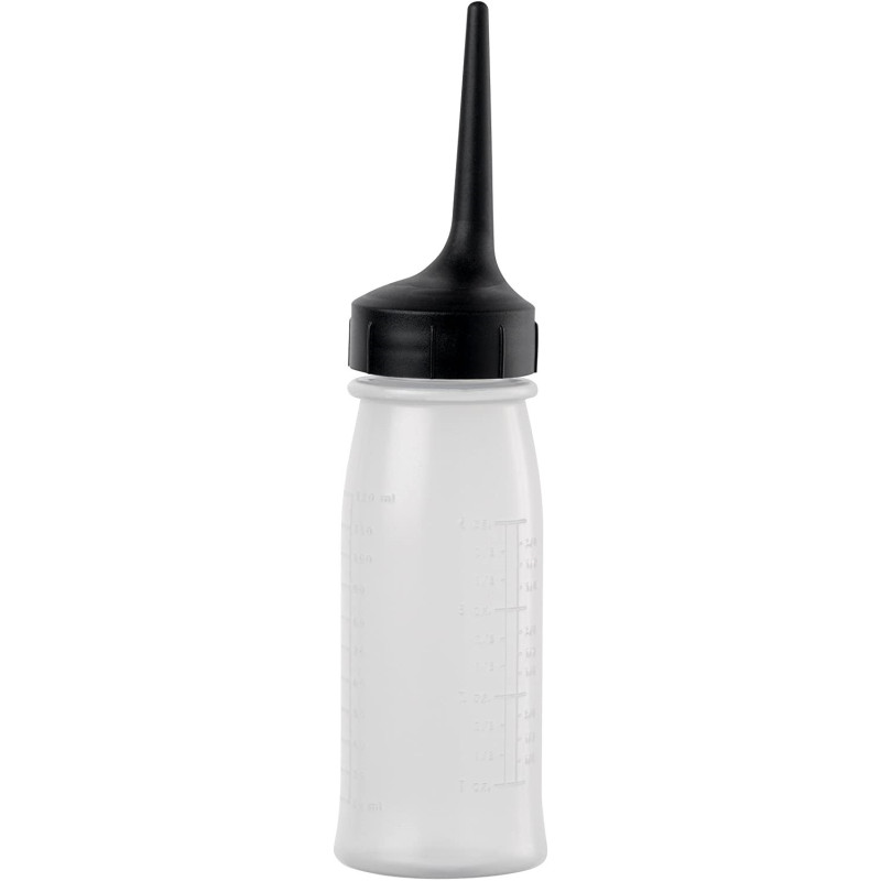 Måleflaske, transparent, lille, 120 ml